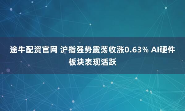 途牛配资官网 沪指强势震荡收涨0.63% AI硬件板块表现活跃